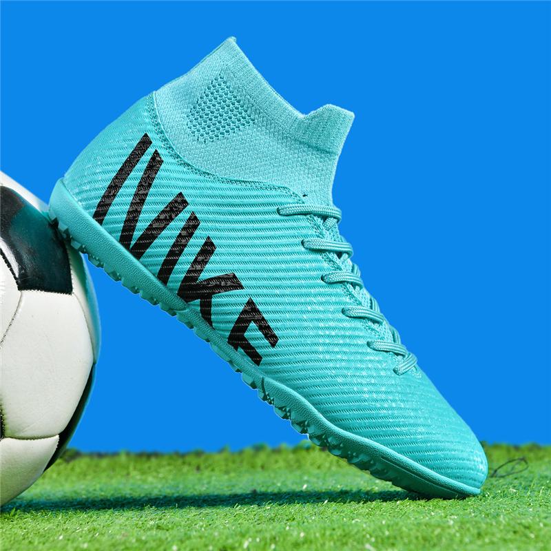 Fußballschuhe für Herren Schnell Professionelle Fußballschuhe Indoor Original Fußballplatz Stiefel Rutschfest Ultraleichter Sneaker Rutschfest