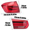LED 2 stücke Schwanz Bremse Licht Für BMW F30 2014 2015 2016 Hinten Dynamische Blinker Fahren Reverse Reflektor Nebel Lampe auto Zubehör