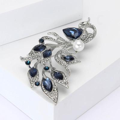 Mode Strass Kristall Phönix Perlen Broschen Für Damen Kleidung Mantel Schmuck Zubehör Geschenke
