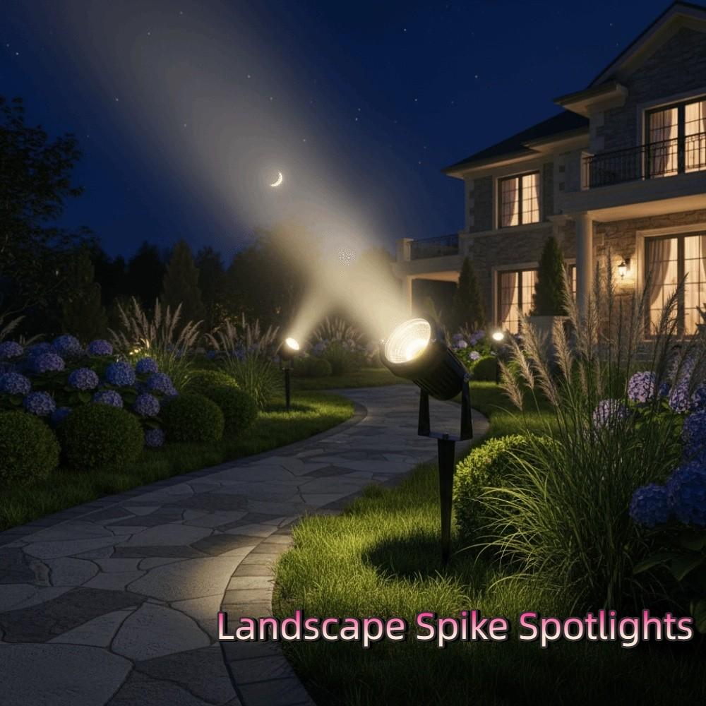 Waterproof Landscape Spike Spotlights 3/5W Aluminium LED Lawn Light High Brightness Energy Saving Yard Spotlight Outdoor Yard