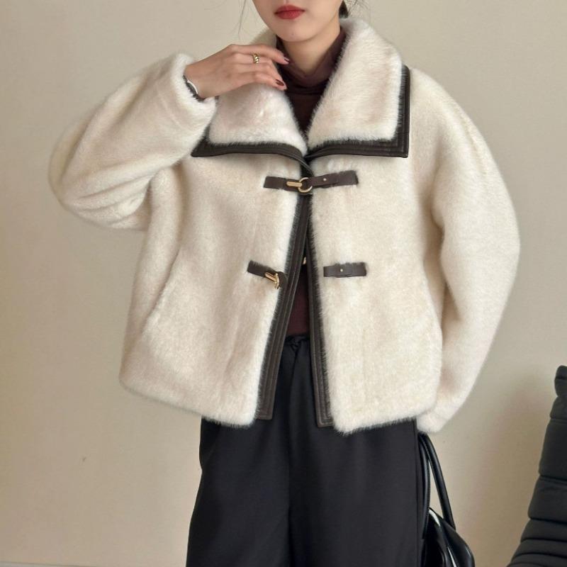 Autumn and Winter Women's Faux Fur  All-match Comfortable Warm Jacket