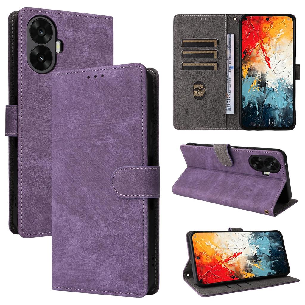 Flip Cover Compatible for TCL K70 NxtPaper 5G PU Leather Full-Body Protection with [RFID Blocking]