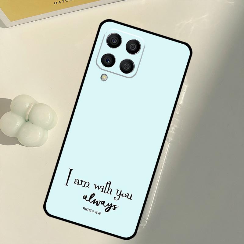 Bible Verse Christian Quote For Samsung Galaxy M16 M06 M12 M55 M15 M35 M14 M34 M54 M11 M21 M31 M13 M33 M53 M32 M52 Case