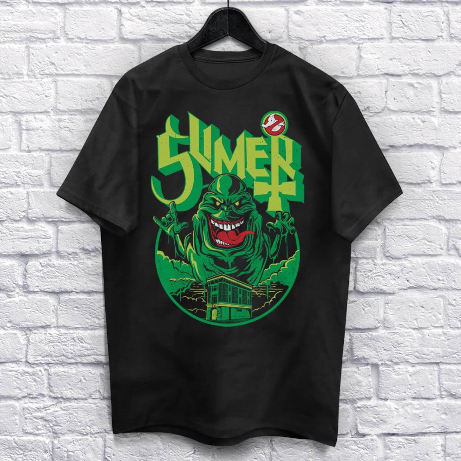 Green Scare T-Shirt Unisex (For Men and Women) Horror Movie Shirt Funny Shirts. Scary Halloween Shirt Music Spooky 4XL