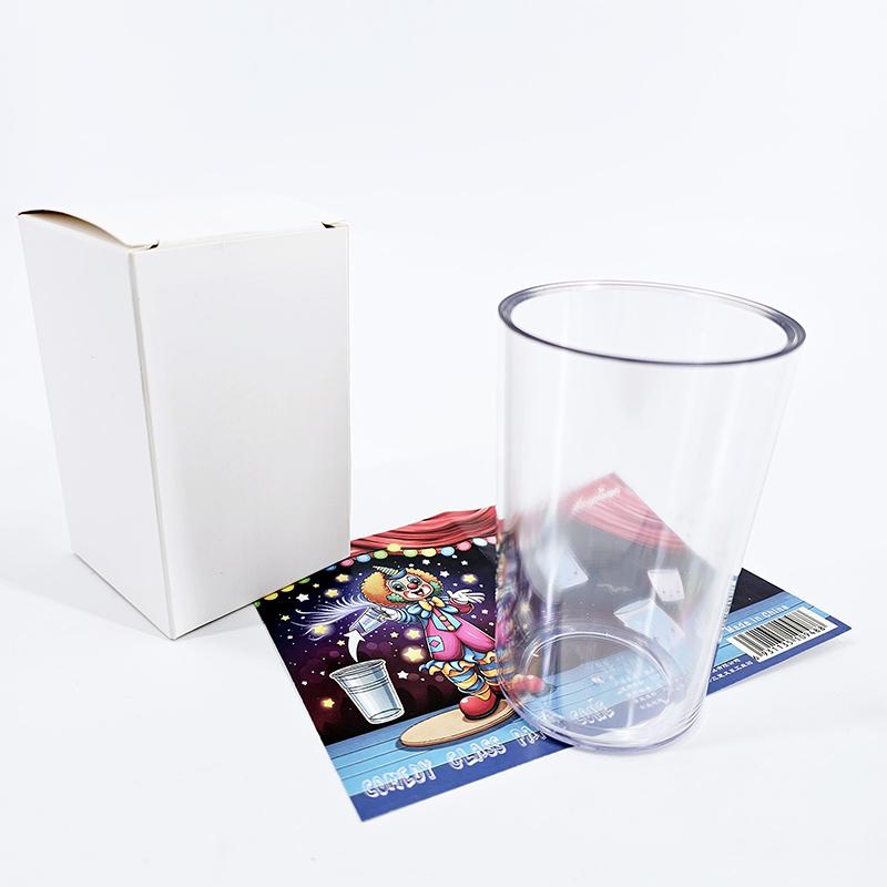 קומדיה זכוכית בנייר חרוט קסמים טריקים במה קסומה גימיק במה קסומה אביזרי קסם קלאסיים פסטיבל ילדים גאלה תחרות כישרונות צעצועים