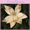 Christmas Artificial Flower Garland With Fabric Material For Holiday Decor