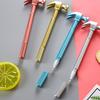 8/ 20 Pcs Creative Hammer-Shaped Gel Pen Funny Toy 0.5mm Black Ink Multicolor Quick-Drying Water Pen Ideal for Students & Gift Back To School