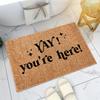 Christmas Cartoon Reindeer Pattern New Entrance Floor Mat Bathroom Absorbent Foot Door Mat  Entrance Door Mat Decoration
