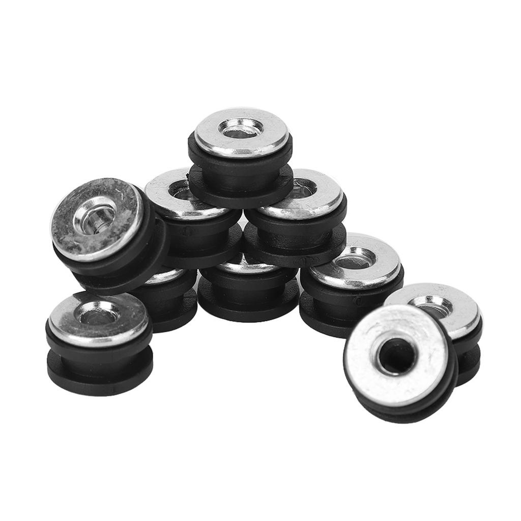 10Pcs Motorcycle Rubber Grommets Bolt Kit Replacement Accessories Fit for Honda Fairing Cowling