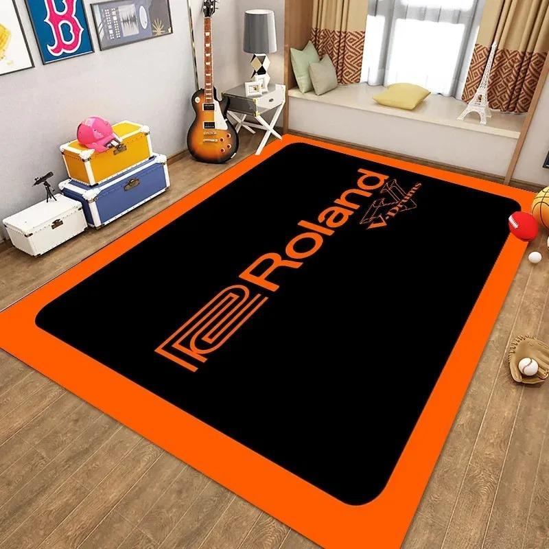 Exquisite Roland Carpet Soundproof Drum Rugs Blanket Bass Drums Snare Electronic Jazz Musical Floor Mat Vintage Sound Absorbing