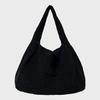 Crochet Shoulder Bag (Black)