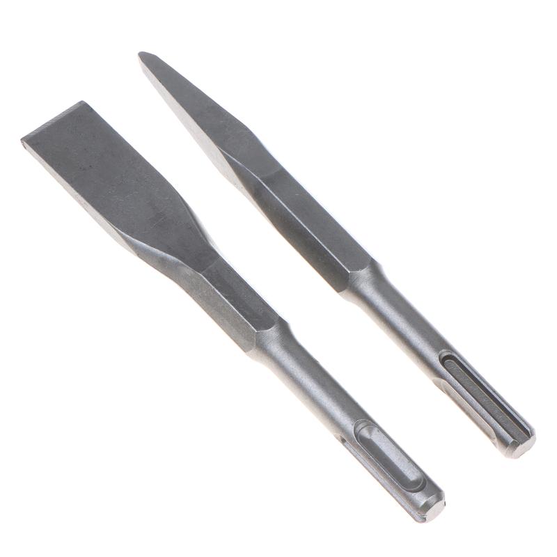 Durable Hexagonal Shank Slotting Chisel Steel Flat Head Impact Bit Wear-Resistant High Hardness Impact Drill Bit Brick