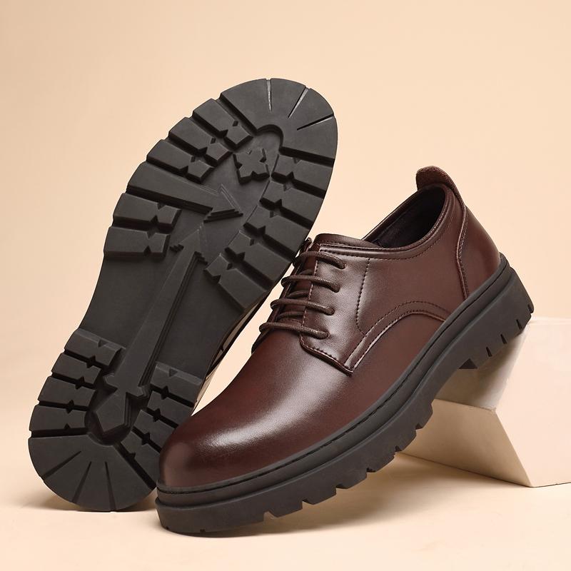 Luxury Brand New Oxfords Business Formal Office Men Shoes Dress Male Wedding Shoes Handmade Flats  New Classic Leather Shoes