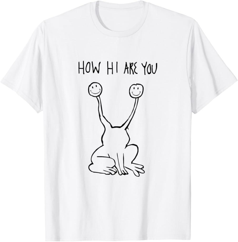 NEW LIMITED Hi How are You Retro Funny Greetings T-Shirt XXXXL