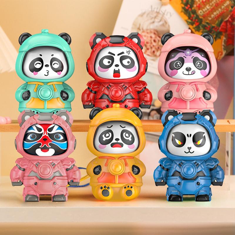 Fun Sichuan Opera Face Changing Panda Dolls Stress Reducing Toy 14 Unique Faces Crafts Ornament Toy Gifts For All Ages