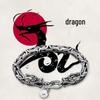 Men's Retro Thai Dragon Bracelet - Distressed Silver, Dragon Head & Bone Chain, Hip-Hop Style
