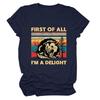 Unisex Summer Delight Round Neck T-Shirt