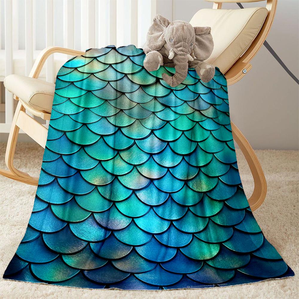 Mermaid In The Ocean Swirl Blankets are suitable for living rooms, bedrooms, camping, and other places, making them an ideal choice for gifts.