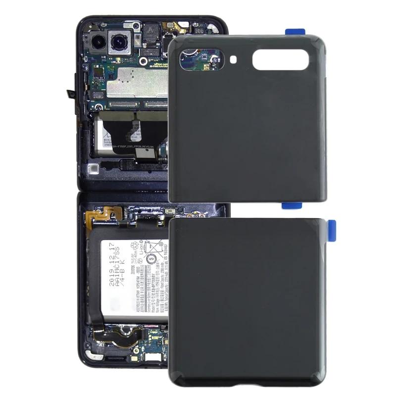 Задняя крышка аккумулятора для Samsung Galaxy Z Flip 5G SM-F707 чёрный