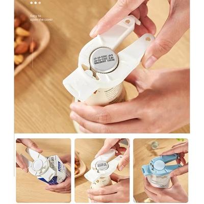 1pcs Multi-Purpose Cap Opener Handheld Water Bottle Twist-Off Opener Women Weak Hand Portable Lid Remover Kitchen Gadgets