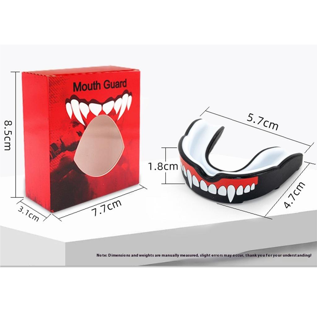 Fußball Zahnschutz für Boxen Jiu Jitsu MMA Ringen Erwachsenen Mundschutz Mundschutz-Etui Passt für Erwachsene und Kinder ab 12 Jahren