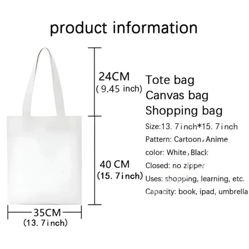 Pop Demon Hunters Women Shoulder Bag Fashion Canvas Bags Cute Tote Kawaii Printed Handbag Shopping Birthday Gifts K S Kid Friendly Entertaining Fun