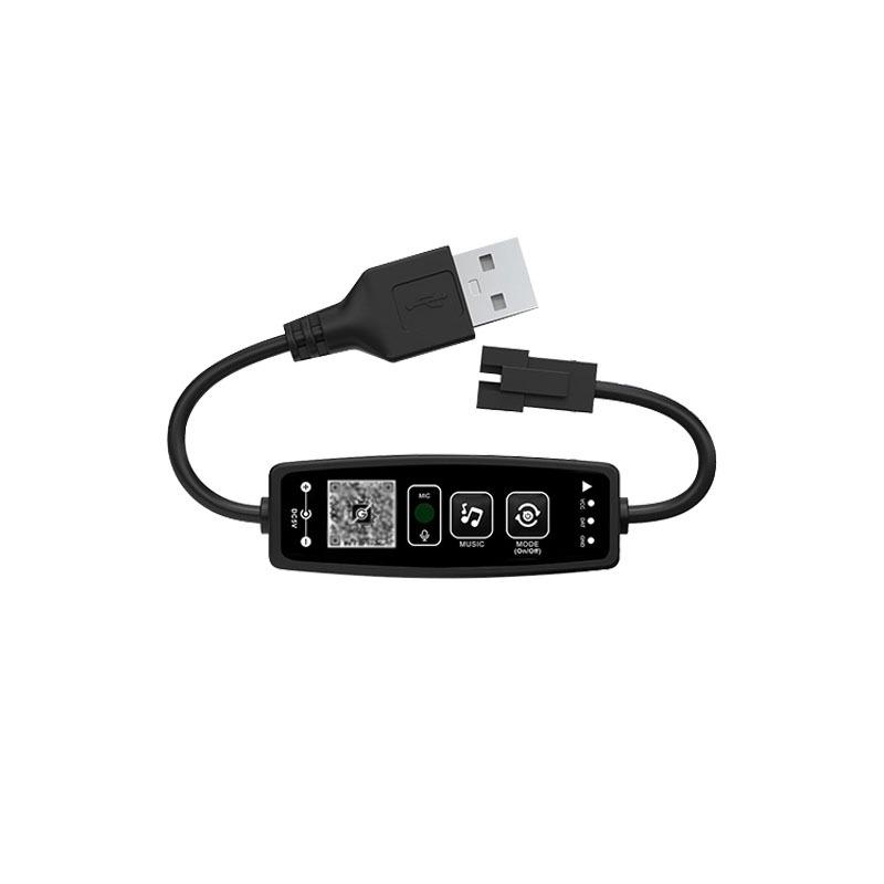 Multicolor Bluetooth LED Dimmer Timer with APP Control and USB Powered Light Strip Controller