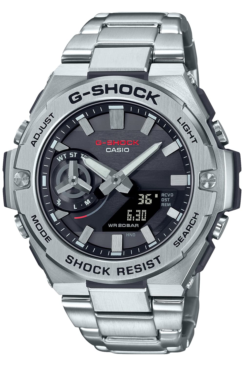 

Годинник із Bluetooth, срібний [Casio] G-Shock [] G-STEEL GST-B500D-1AJF Чоловічий срібний