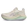 Asics Gel-Nimbus 27 Comfortable Versatile Durable Breathable Supportive Low-Top Long-Distance Running Shoes Women Sneaker White Green 1012B945-100