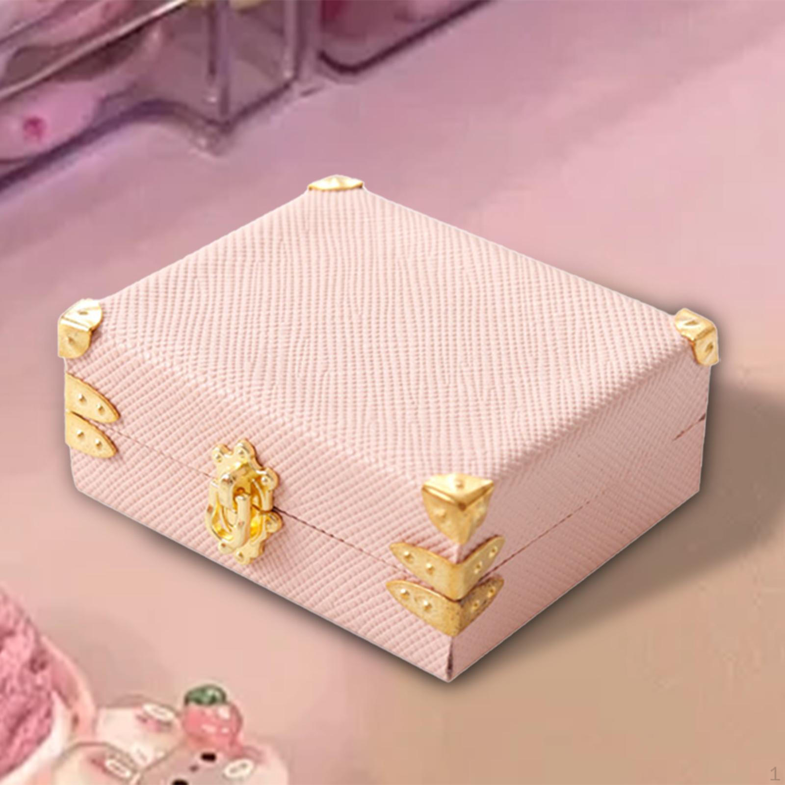 

1:12 кукольных домиков, чемоданов, украшений, ярких, элегантных, старомодных, игрушечных кукол, путешествий small pink