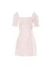 Sinseuden Peony Square Neck Mini Dress