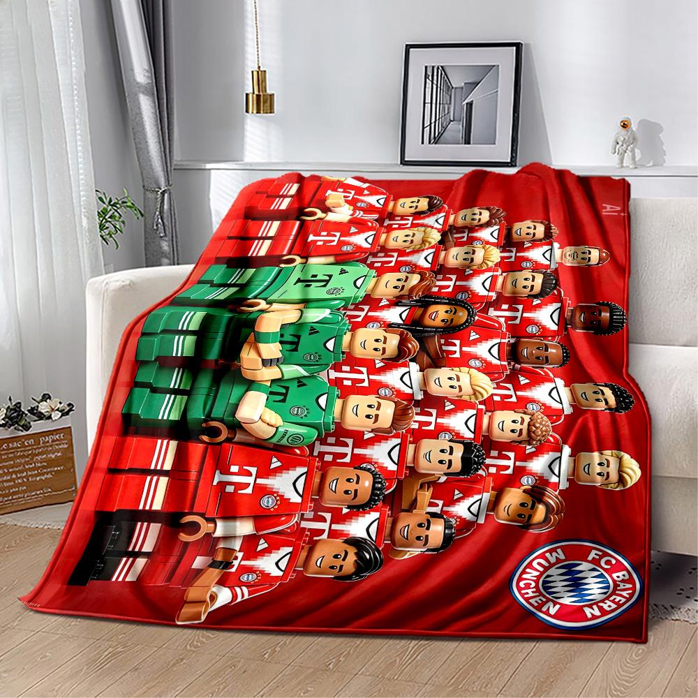 Bayern Munich Blanket Ultra-Soft Suitable for Livingroom Seaside Chair for All Seasons Stylish Decor Unique Gift for Family and Friends Camping