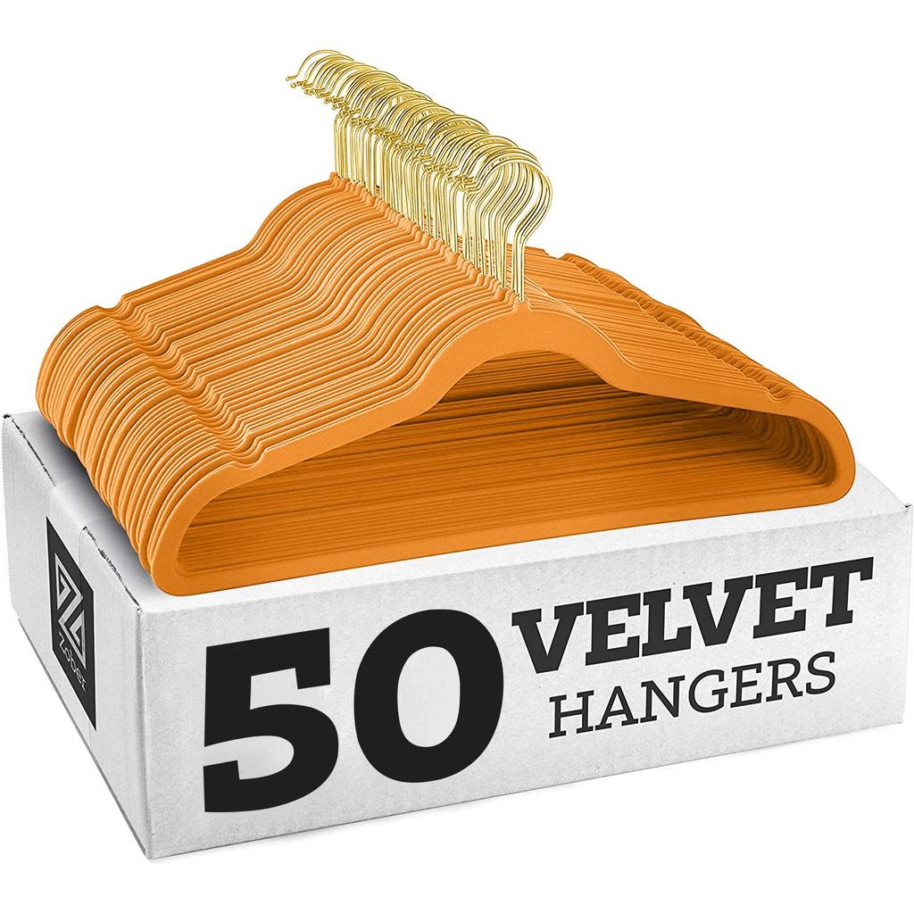 Zwarte Velours Antislip Multifunctionele Anti-Kreuk Kledinghanger voor Volwassenen