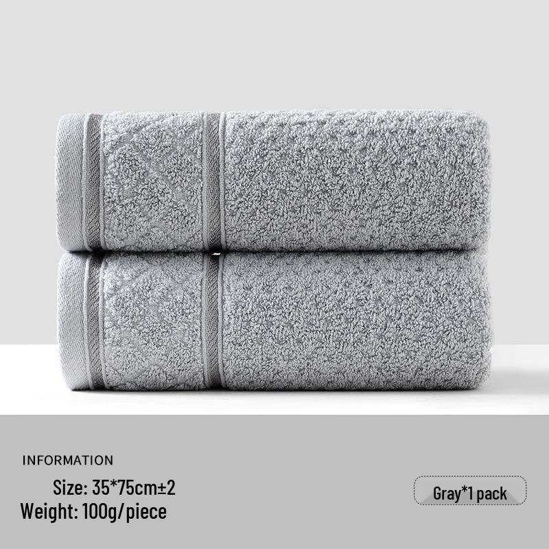 Pure Cotton Jacquard Absorbent Washcloth - All Seasons Soft Towel