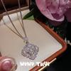Crystal Sunflower Earrings Set With Glass Beads Cubic Zirconia Floral Drop Women Vintage Style Sterling Post