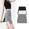 Side Slit Women's A-line Culottes Y2K Skirt with Safety Shorts Ins Mini Shorts Skirt  Spring Summer