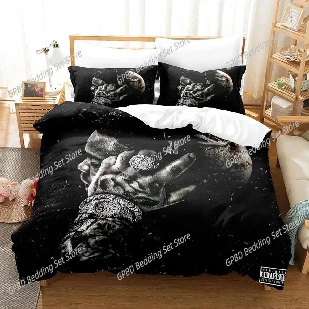 3D Print Rapper Rod Wave Bedding Set For Bedroom Soft Modern Bedspreads Comefortable Kids Duvet Cover Quilt Cover And Pillowcase