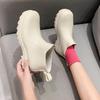Long Chan Platform Ankle Rain Boots