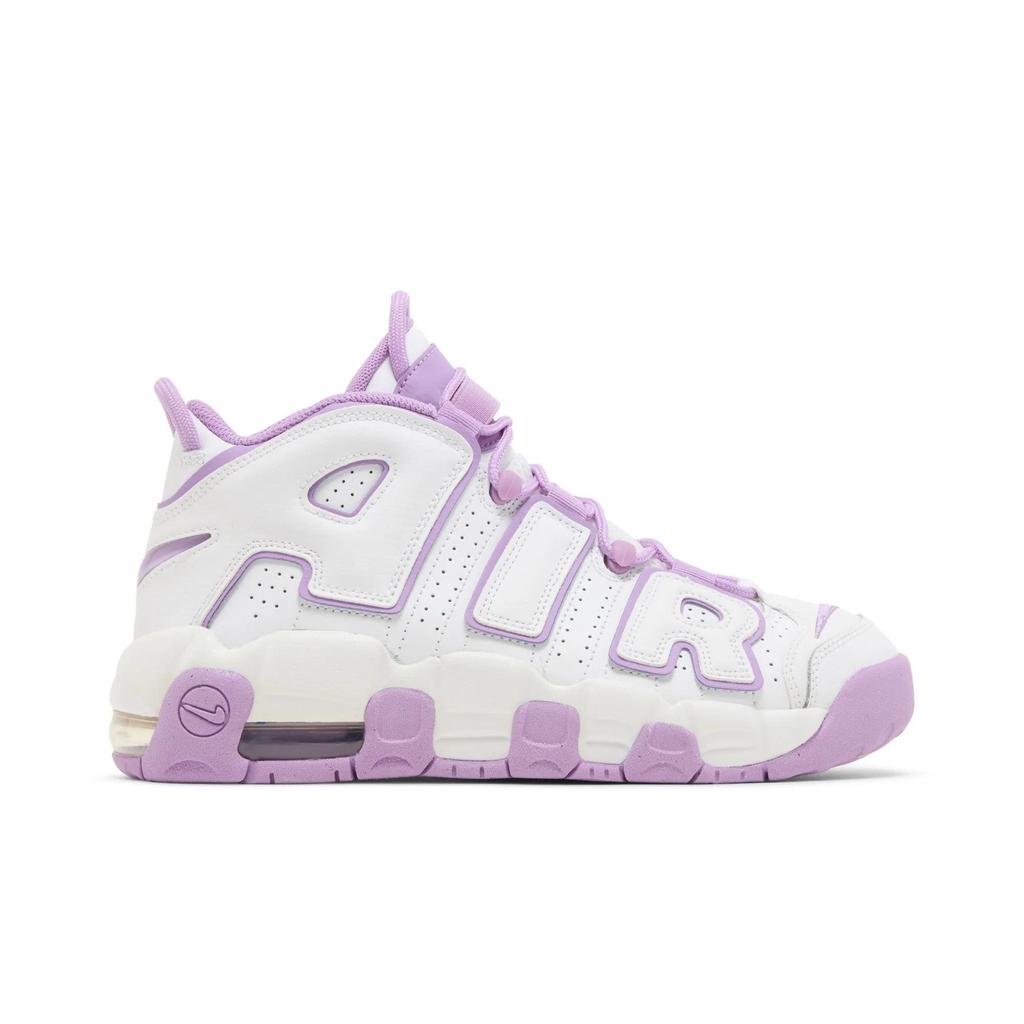 Nike Air More Uptempo Grade School 'White Rush Fuchsia' (Unisex) White / Rush Fuchsia / Rush Fuchsia Kids' Basketball Shoes FN6976 100