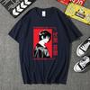 Fushiguro Toji Cool Graphic Printed T-Shirt Street Cool Anime Loose Round Neck T-Shirt Top