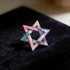 Retro Shell Brooch Pin With Star Shape For Fashion Accessories