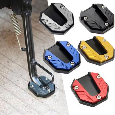 Universeller Roller Motorrad Fahrrad Seitenständerverlängerer Fuß Seitenständer Verlängerungspad Stützplatte Rutschfest Vergrößerte Legierungsbasis