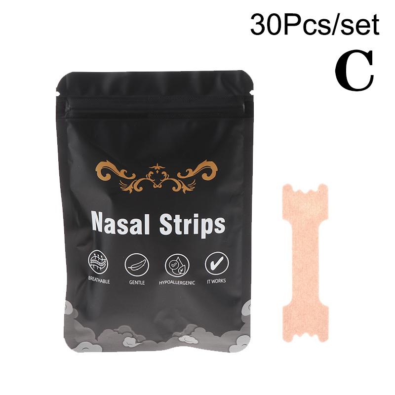 

30/60 Пластырей Дыхательные Назальные Полоски Против Храпа Носовые Пластыри Улучшают Здоровье Сна Продукт Останавливает Храп Легче Устройство для Помощи во Сне