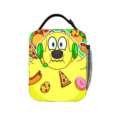 Tylers And Snowi Gaming Lunch Bag  Casual Lunch Box Office Portable Insulated Tote Food Bags For Men Oxford Custom Cooler Bag