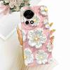 Neu Für Huawei nova 12 5G BLK-AL00 Hülle Luxus Blume Schmetterling Silikon Rückseite Für Huawei Nova12 5G Handyhüllen Bumper