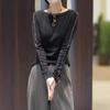 Women's Plus Size High-End Knit Sweater - Slimming, Stylish, Fashionable Base Layer for Autumn & Winter