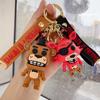 5PCS Cartoon Game Action Figure FNAF Freddy's Fazbear Bear Doll Model Toy Five Nights Freddy Keychain For Gift