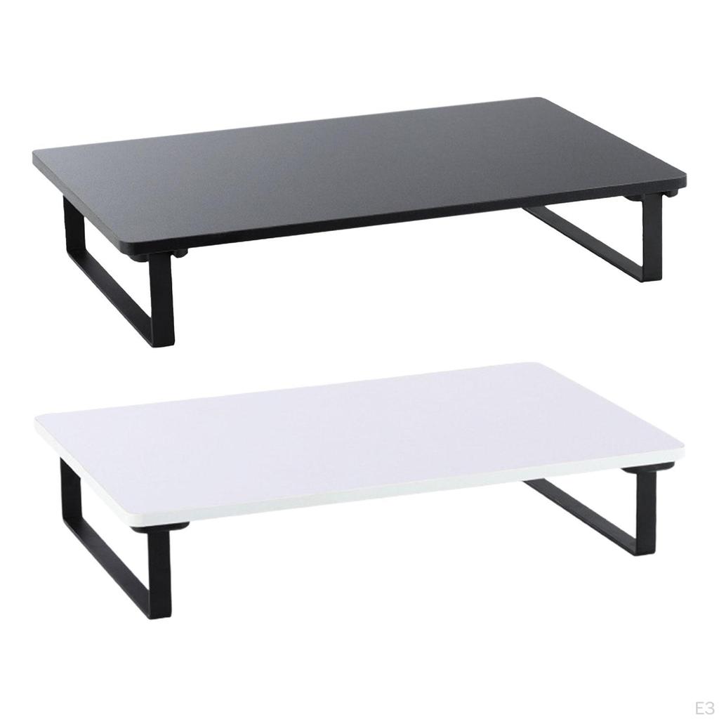 Monitor Stand Riser Desktop Shelf Multifunction Lift Ergonomics Nonslip Wood Holder Storage for