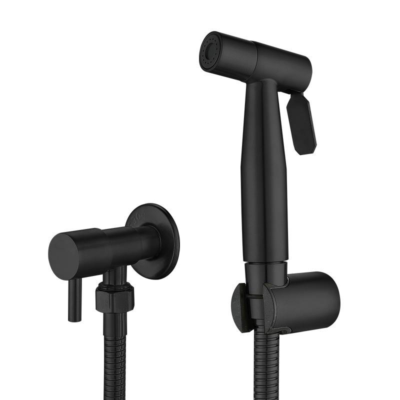 KEGAO Matt Gebürstetes Gold Edelstahl Einhand-Toiletten-Bidet-Sprüher für Badezimmer- und Küchengebrauch, Toiletten-Bidet-Sprüher