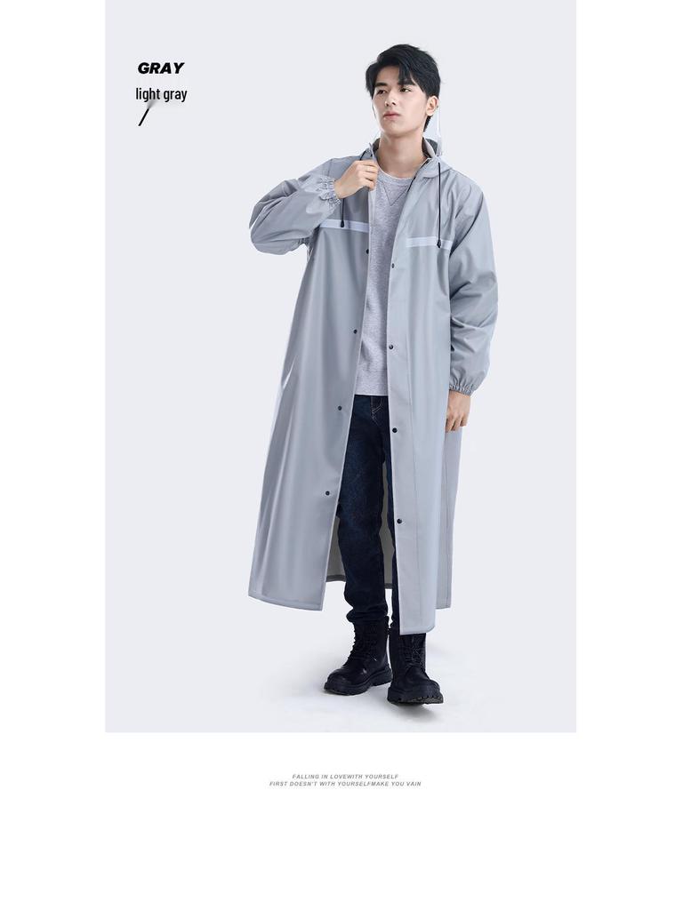 Unisex Full-Body Stormproof Raincoat Jumpsuit for Outdoor Electric Motorcycle